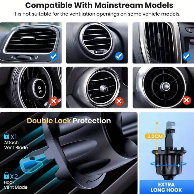 Car Phone Holder Mount - A-1 Thread Vault