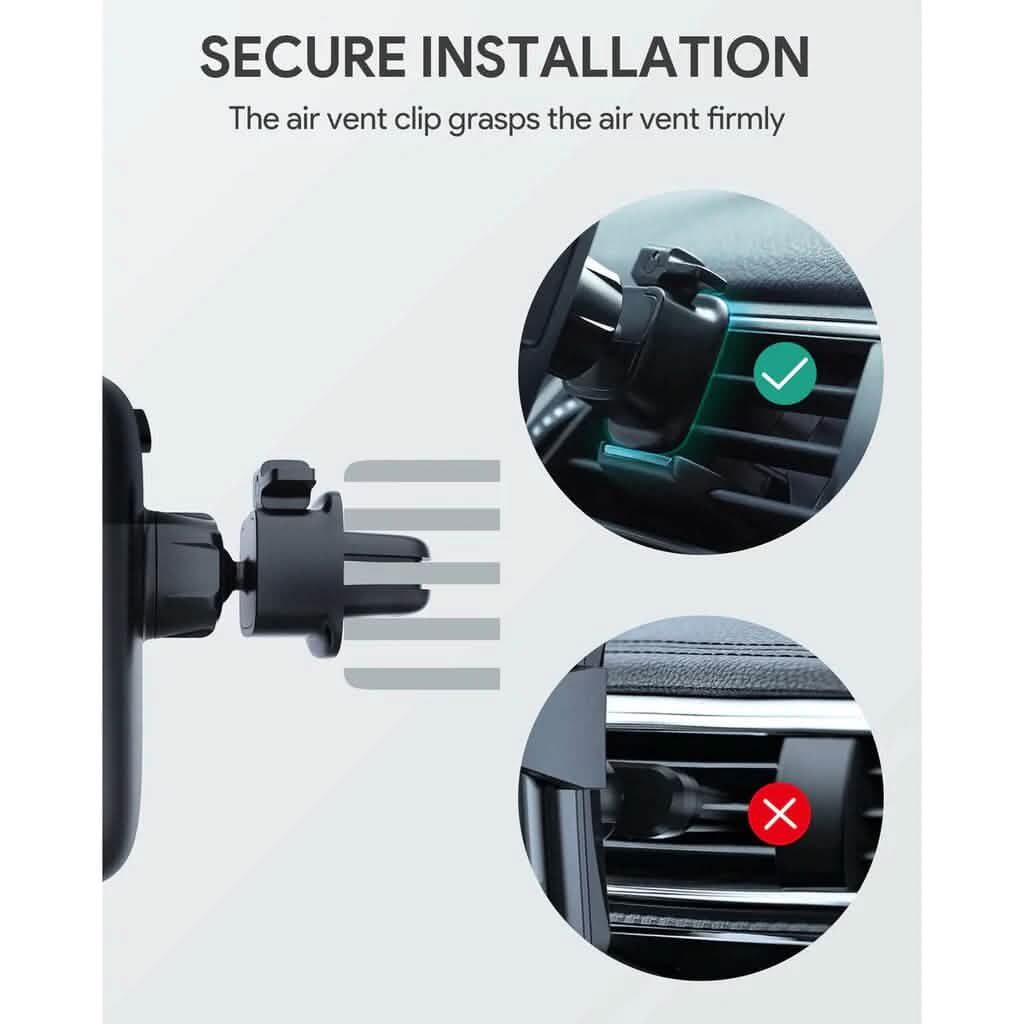 Car Phone Mount Upgraded Vent Clip for Air Vent HD C58 - A-1 Thread Vault