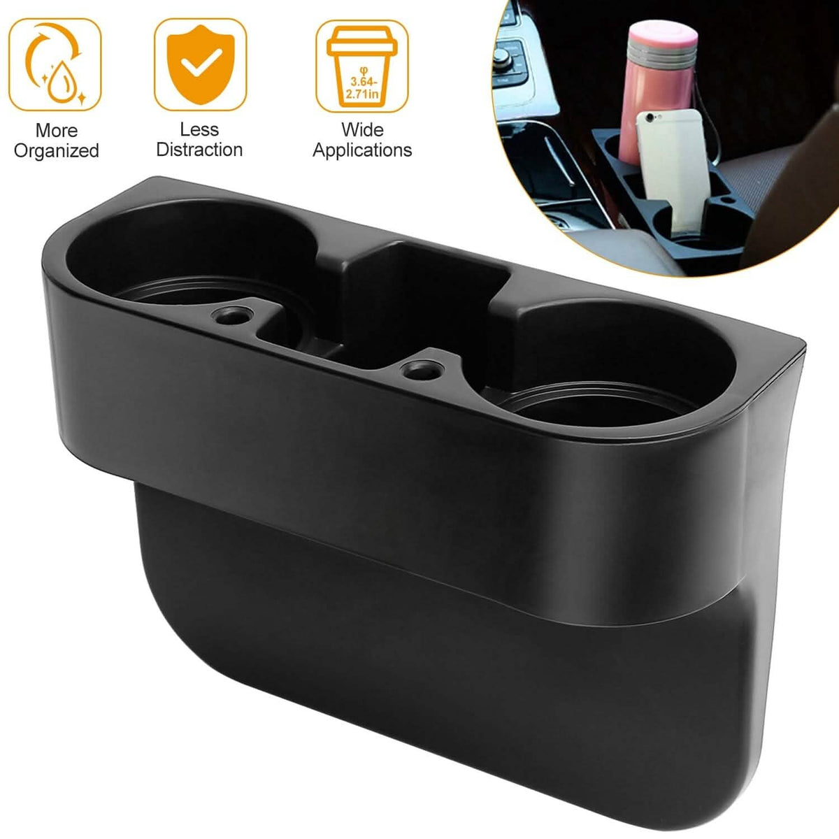 Car Seam Cup Holder Seat Gap Wedge - A-1 Thread Vault