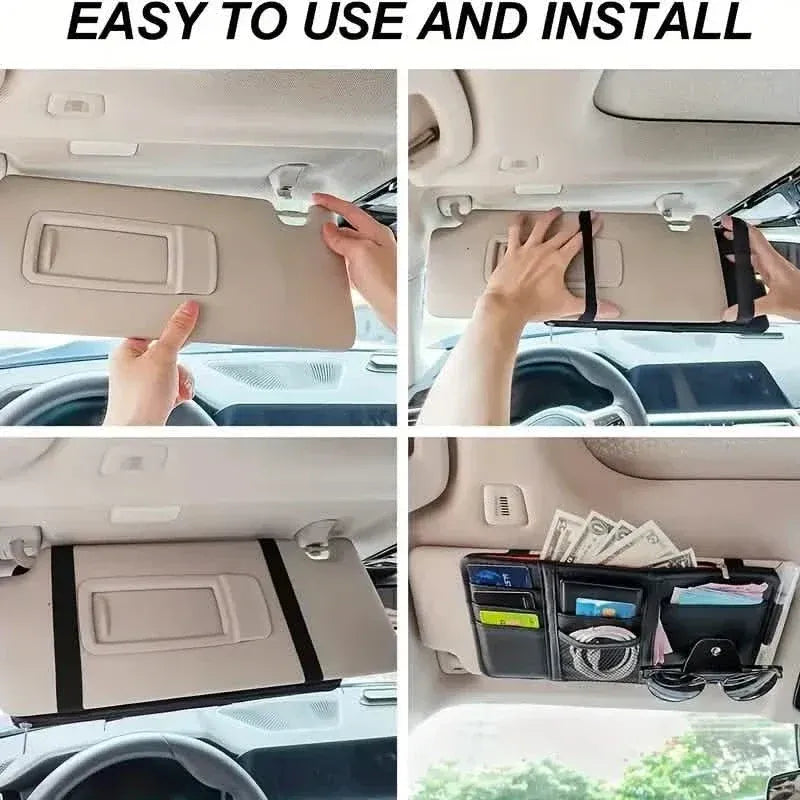 Car Sun Visor Organizer - A-1 Thread Vault