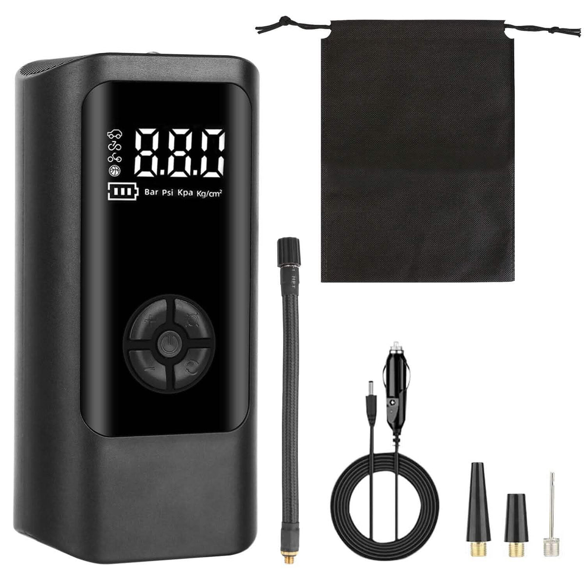 Car Tire Inflator Corded with LED Light - A-1 Thread Vault