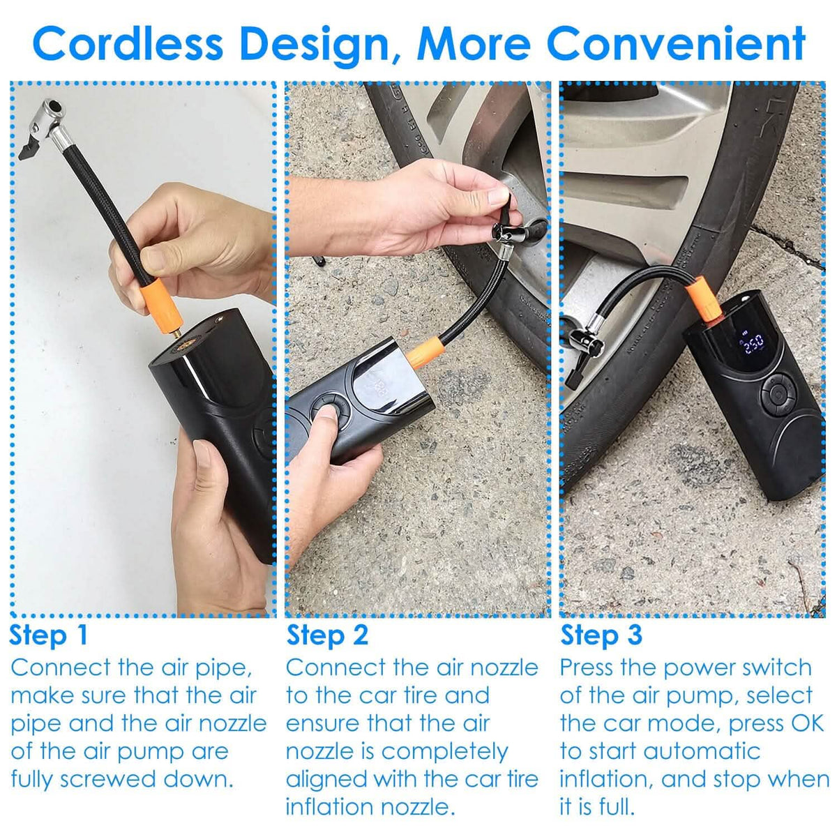 Car Tire Inflator Pump - A-1 Thread Vault