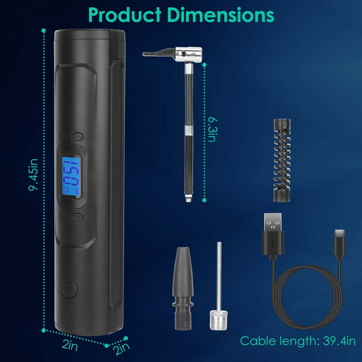Car Tire Inflator Pump - A-1 Thread Vault