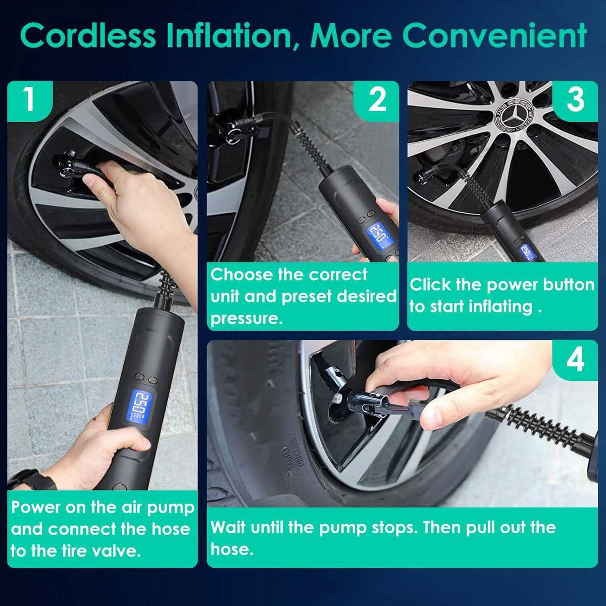 Car Tire Inflator Pump - A-1 Thread Vault