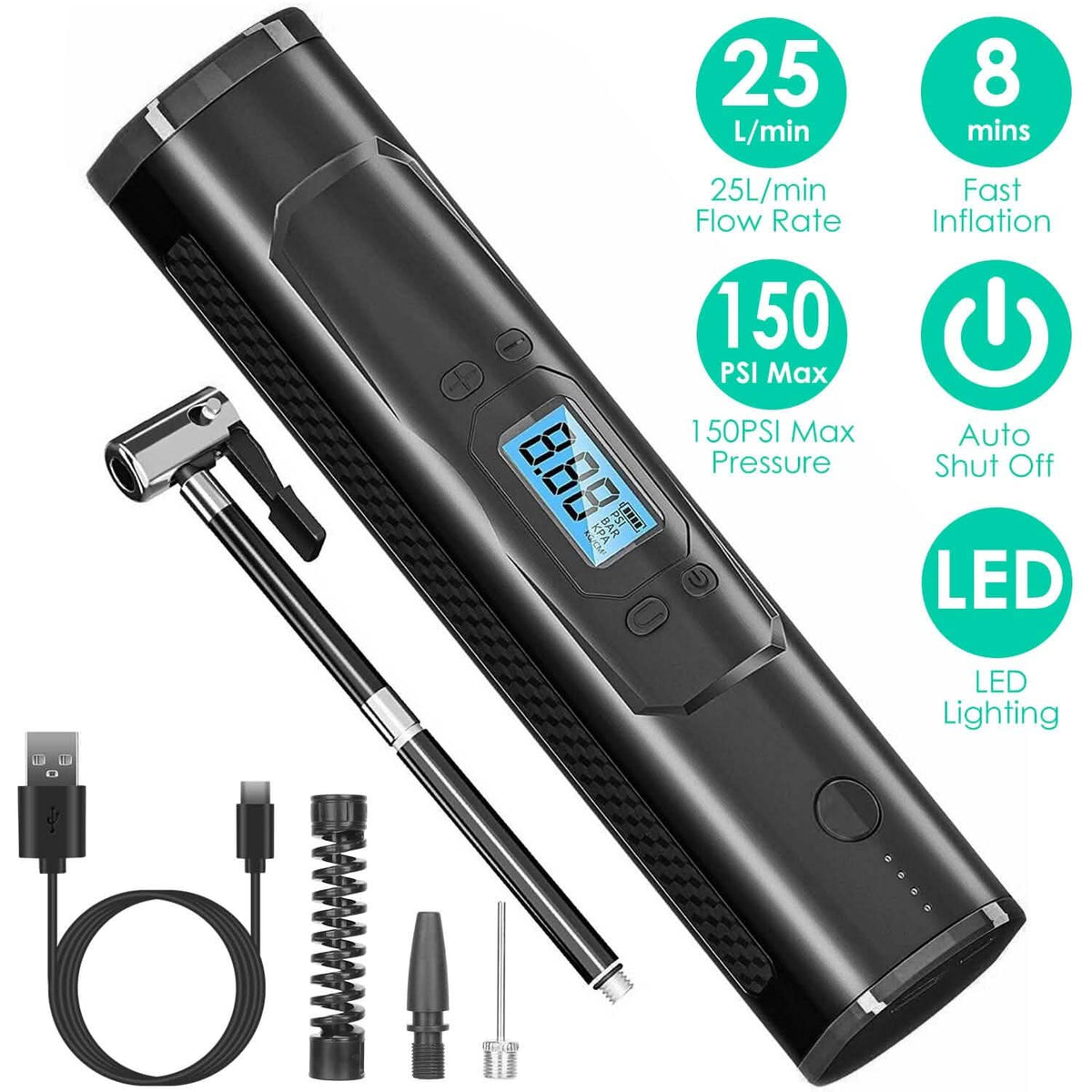 Car Tire Inflator Pump - A-1 Thread Vault