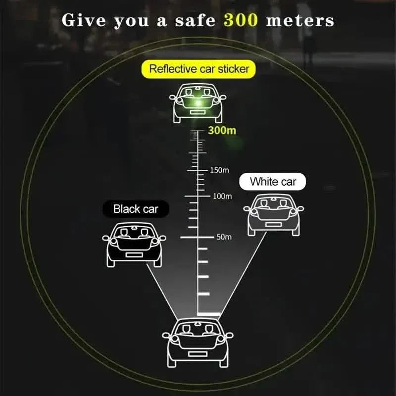 Car Truck Bumper Safety Reflective Warning Strip Stickers - A-1 Thread Vault