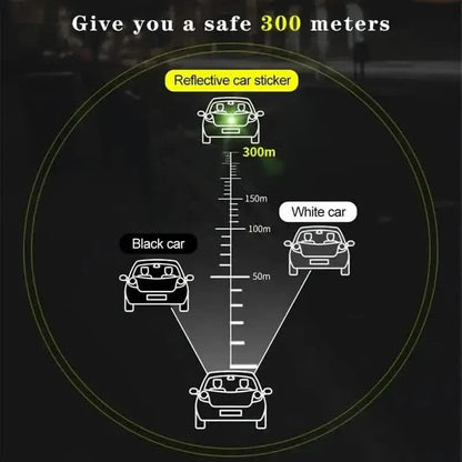 Car Truck Bumper Safety Reflective Warning Strip Stickers - A-1 Thread Vault
