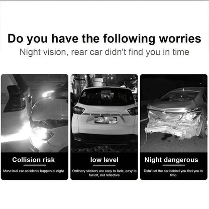 Car Truck Bumper Safety Reflective Warning Strip Stickers - A-1 Thread Vault