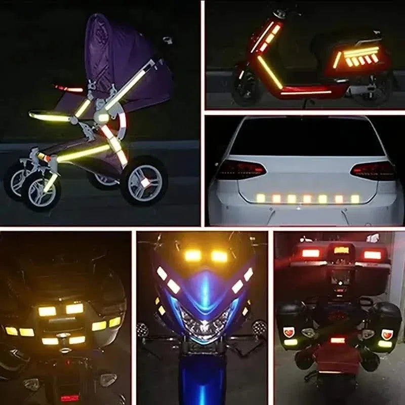 Car Truck Bumper Safety Reflective Warning Strip Stickers - A-1 Thread Vault