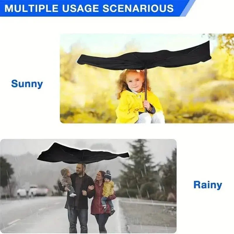 Car Windshield Sun Shade UV Rays and Heat Sun Visor Protector Foldable Reflector Umbrella - A-1 Thread Vault