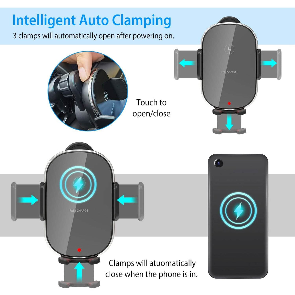 Car Wireless Phone Charger Car Air Vent Phone Mount - A-1 Thread Vault