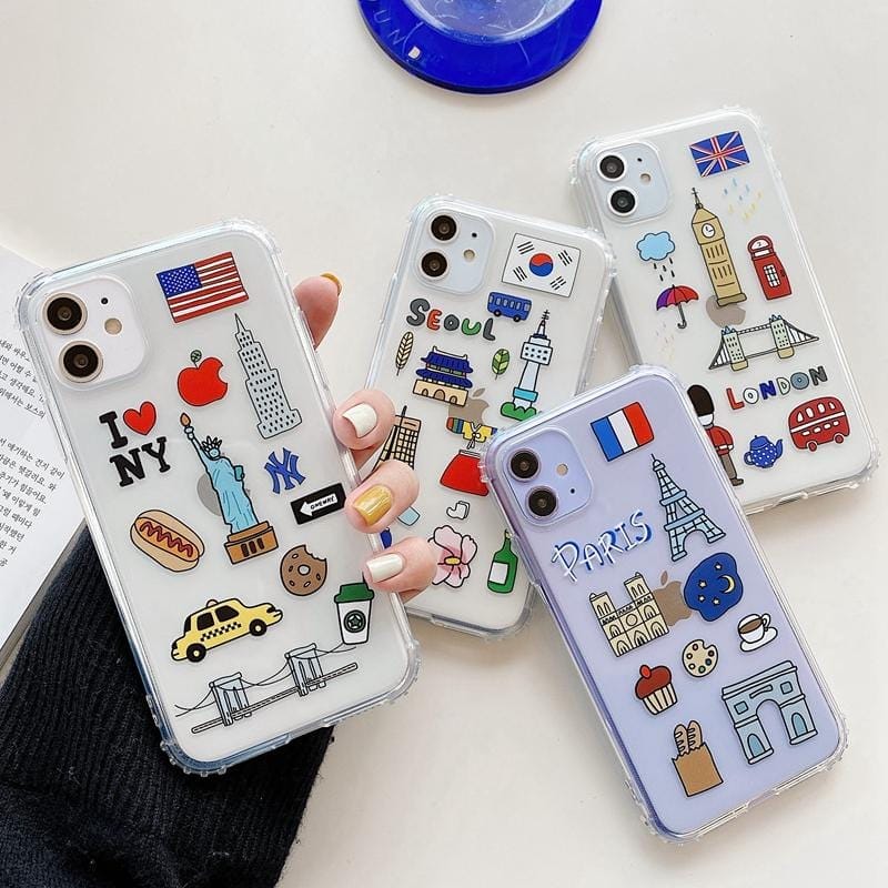 Cartoon City Symbol iPhone Case - A-1 Thread Vault