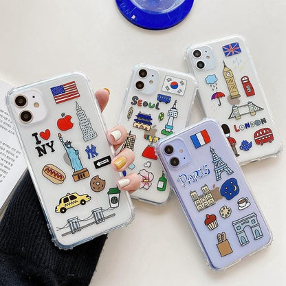 Cartoon City Symbol iPhone Case - A-1 Thread Vault
