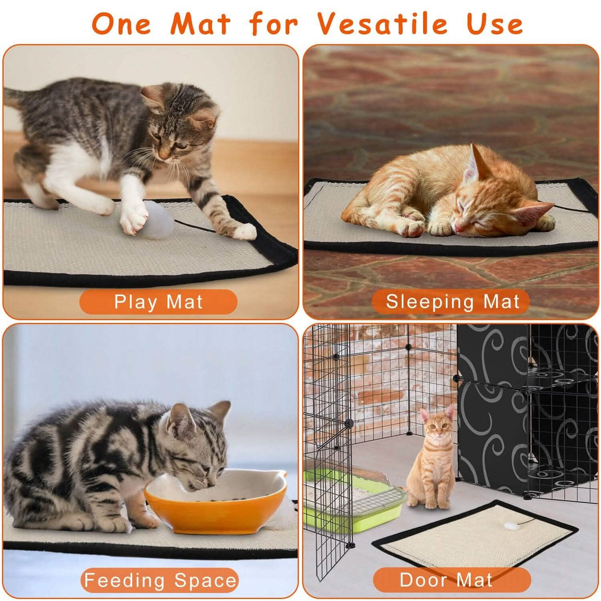 Cat Scratching Pad with 9 Screw Nails - A-1 Thread Vault