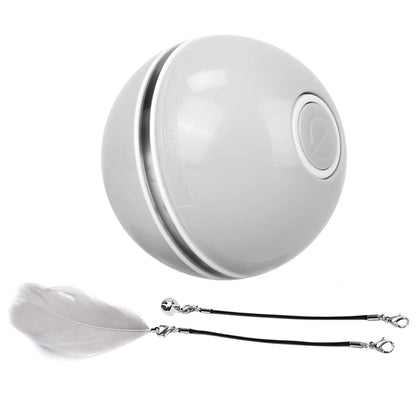 Cat Teaser Ball Automatic Self Rotating Interactive Cat Motion Exercise Toy - A-1 Thread Vault