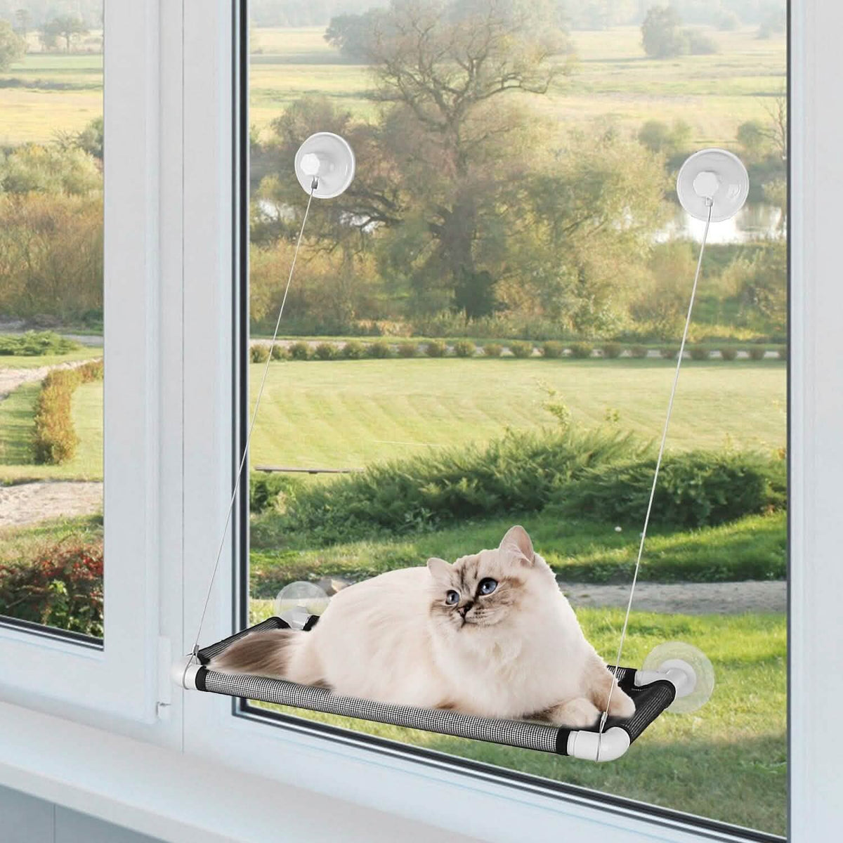 Cat Window Perch Cat Hammock Window Seat - A-1 Thread Vault