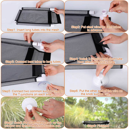 Cat Window Perch Cat Hammock Window Seat - A-1 Thread Vault