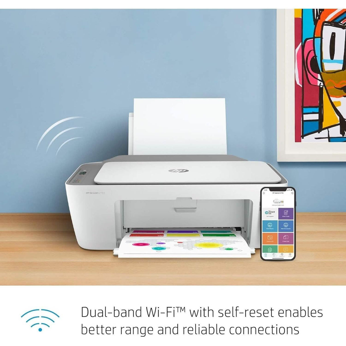 HP DeskJet 2755 All-in-One Wireless Printer – Refurbished - A-1 Thread Vault