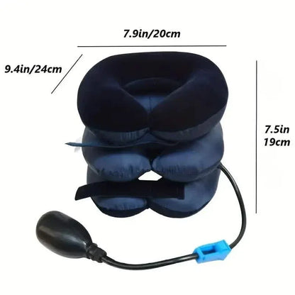 Cervical Neck Traction Device Inflatable Neck Stretcher - A-1 Thread Vault