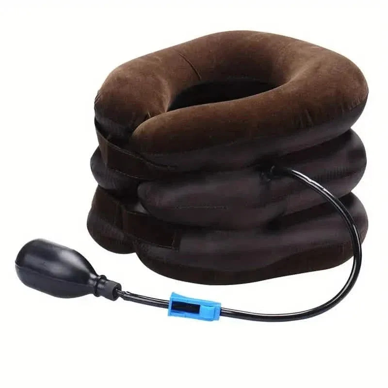 Cervical Neck Traction Device Inflatable Neck Stretcher - A-1 Thread Vault
