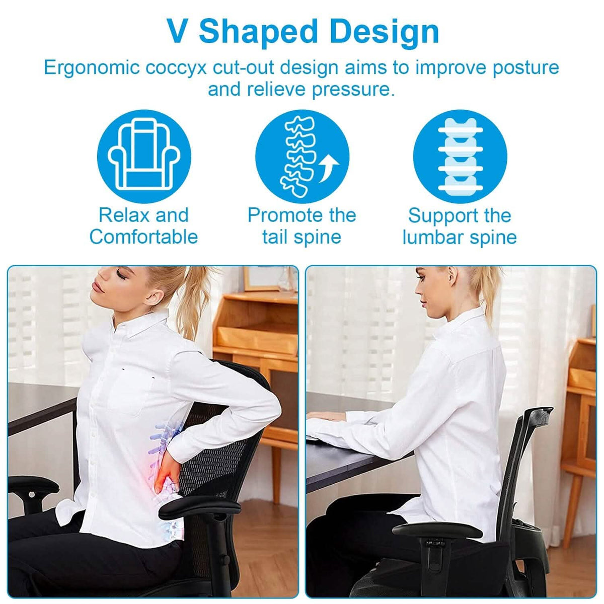 Chair Seat Cushion Car Memory Foam Pad - A-1 Thread Vault