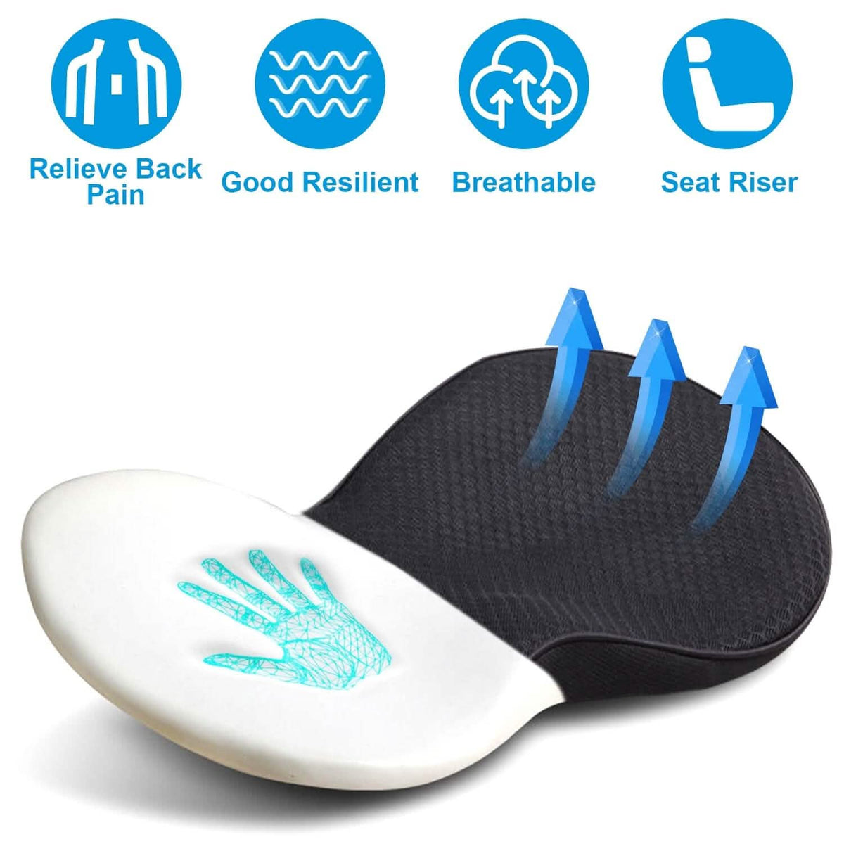 Chair Seat Cushion Car Memory Foam Pad - A-1 Thread Vault