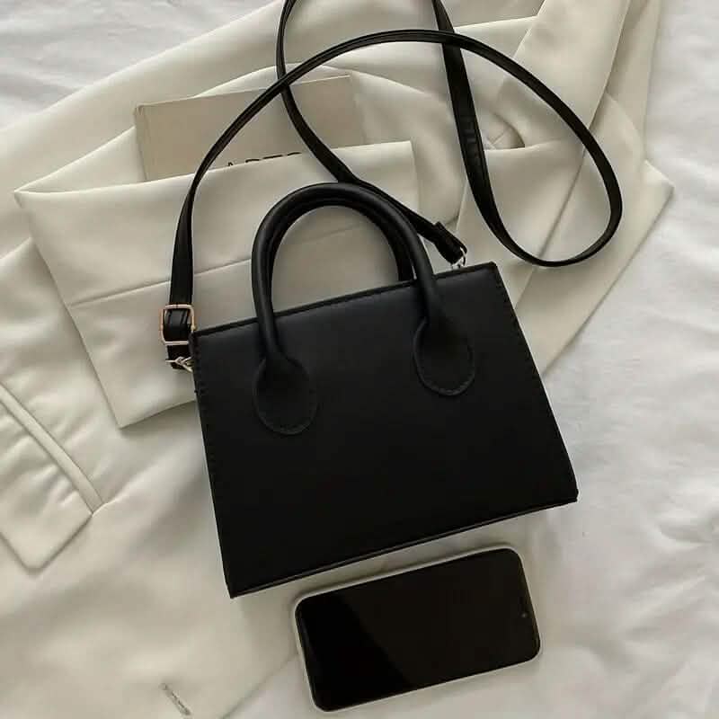 Chic Black Mini Tote Bag - A-1 Thread Vault