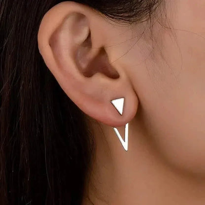 Chic Minimalist Triangle Design Earrings - A-1 Thread Vault