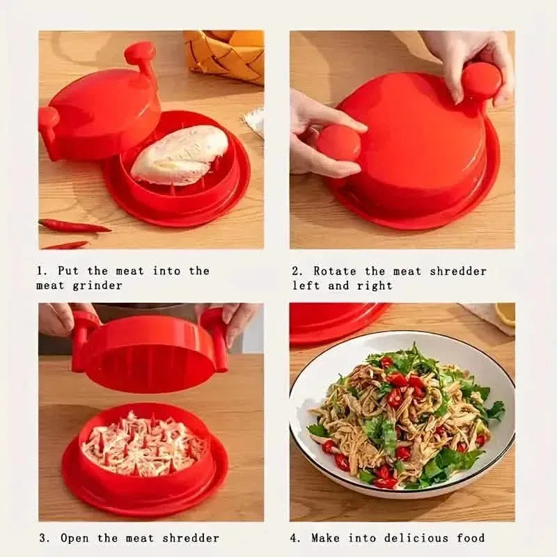 Chicken Breast Shredding Tool Twist with Non-Skid Base - A-1 Thread Vault