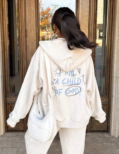 Child of God Eggshell Full-Zip Hoodie - A-1 Thread Vault