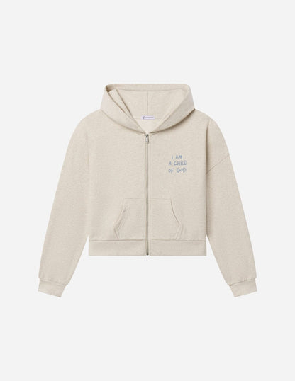 Child of God Eggshell Full-Zip Hoodie - A-1 Thread Vault