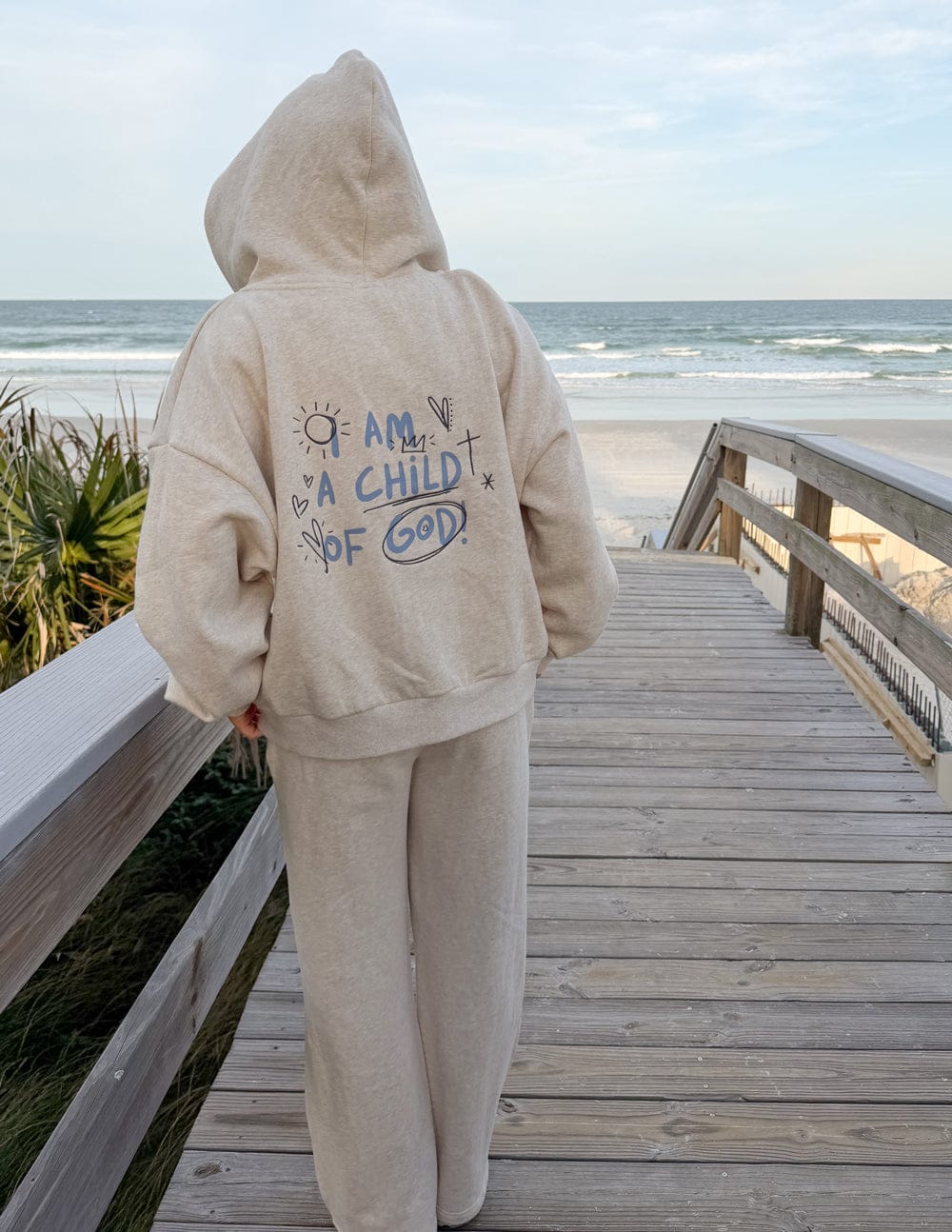 Child of God Eggshell Full-Zip Hoodie - A-1 Thread Vault