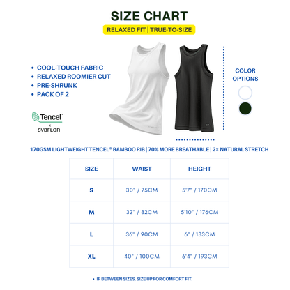 CHILL RELAXED TANK - Cooling Tencel™ - A-1 Thread Vault