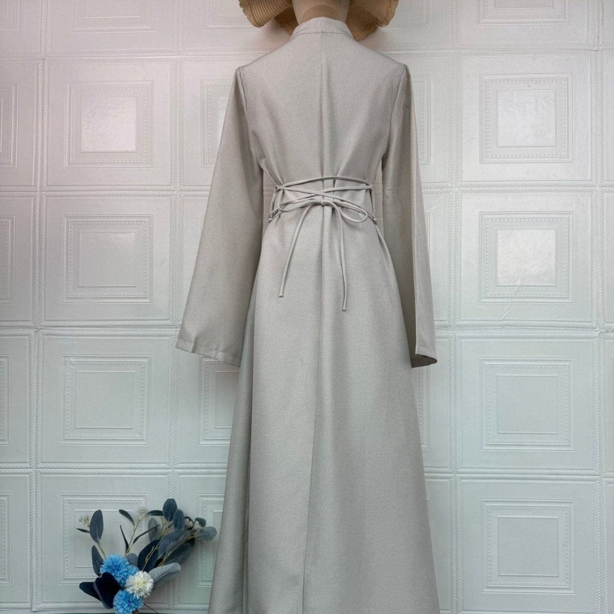 Chinese Frog Button Stand Collar Top & Wide-Leg Maxi Skirt Co-ord Set(MS483) - A-1 Thread Vault