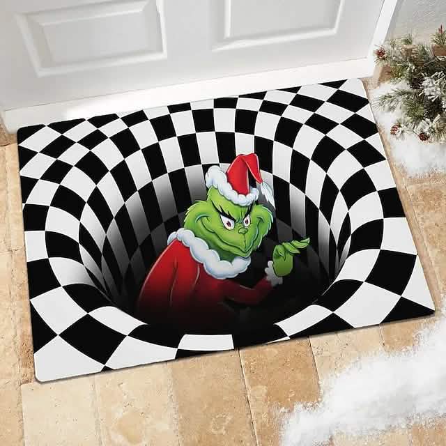 Christmas Carpet Floor Mat - A-1 Thread Vault