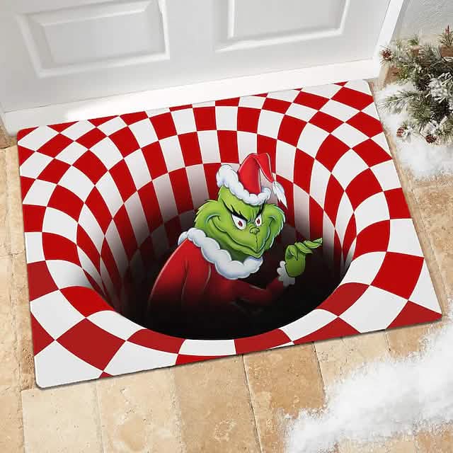 Christmas Carpet Floor Mat - A-1 Thread Vault