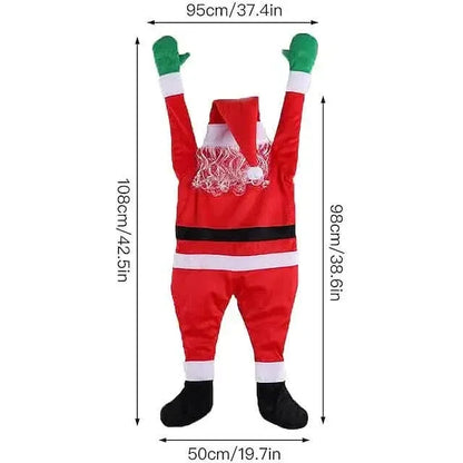 Christmas Climbing Hanging Santa Claus Decor - A-1 Thread Vault