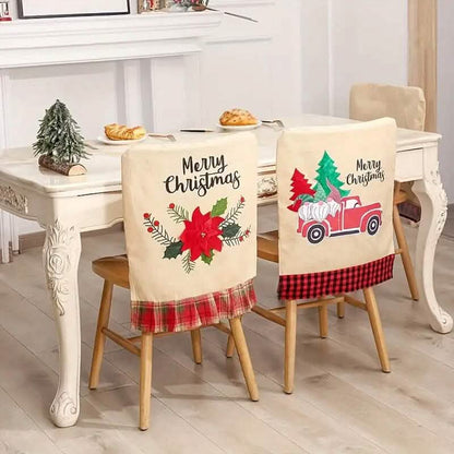Christmas Dining Room Chair Covers - A-1 Thread Vault