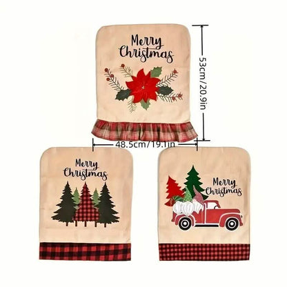 Christmas Dining Room Chair Covers - A-1 Thread Vault