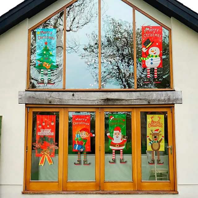 Christmas Door Hanging Flag Decor - A-1 Thread Vault