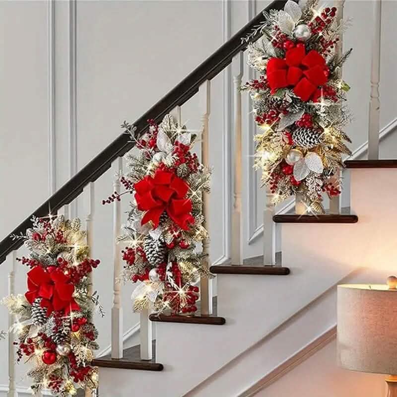 Christmas Lighted Swags Christmas Wreaths - A-1 Thread Vault