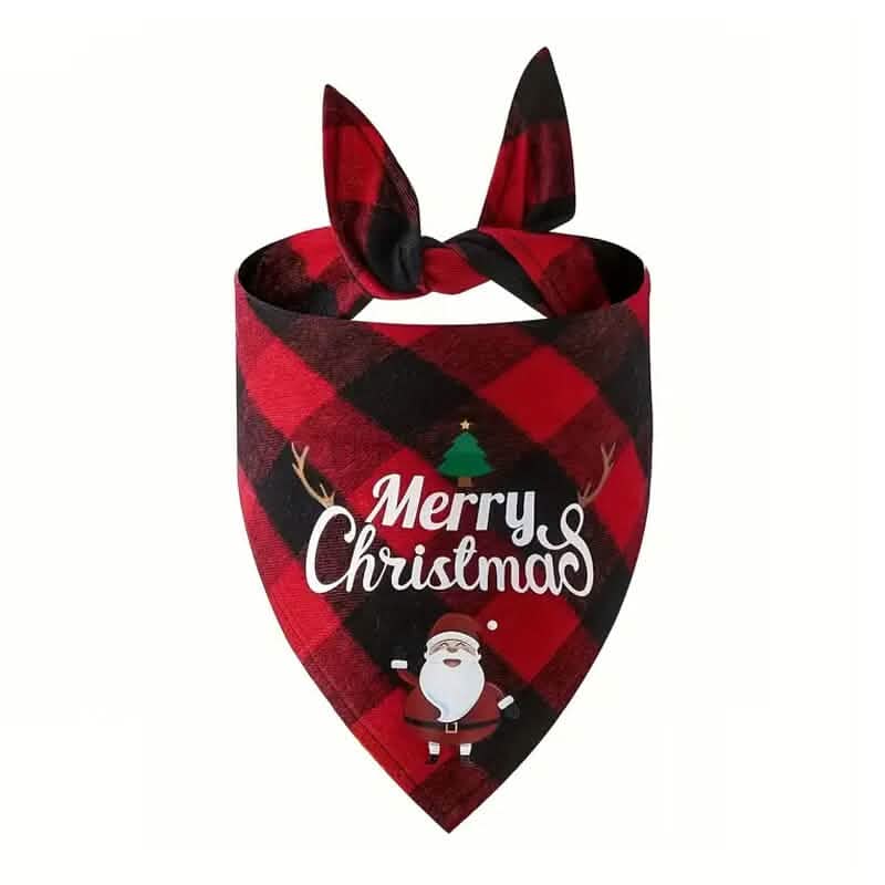 Christmas Pet Triangle Scarf Dog Bandanas - A-1 Thread Vault