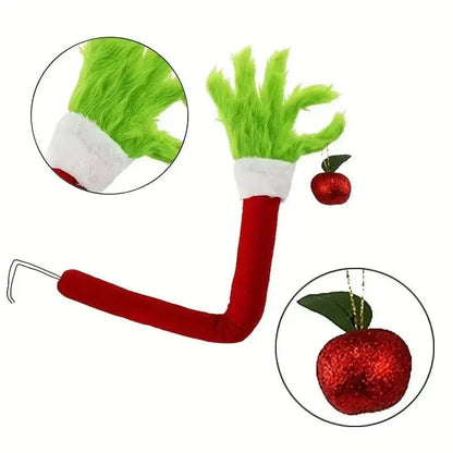 Christmas Poseable Bendable Grinch Furry Elf Decorations - A-1 Thread Vault