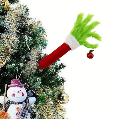 Christmas Poseable Bendable Grinch Furry Elf Decorations - A-1 Thread Vault