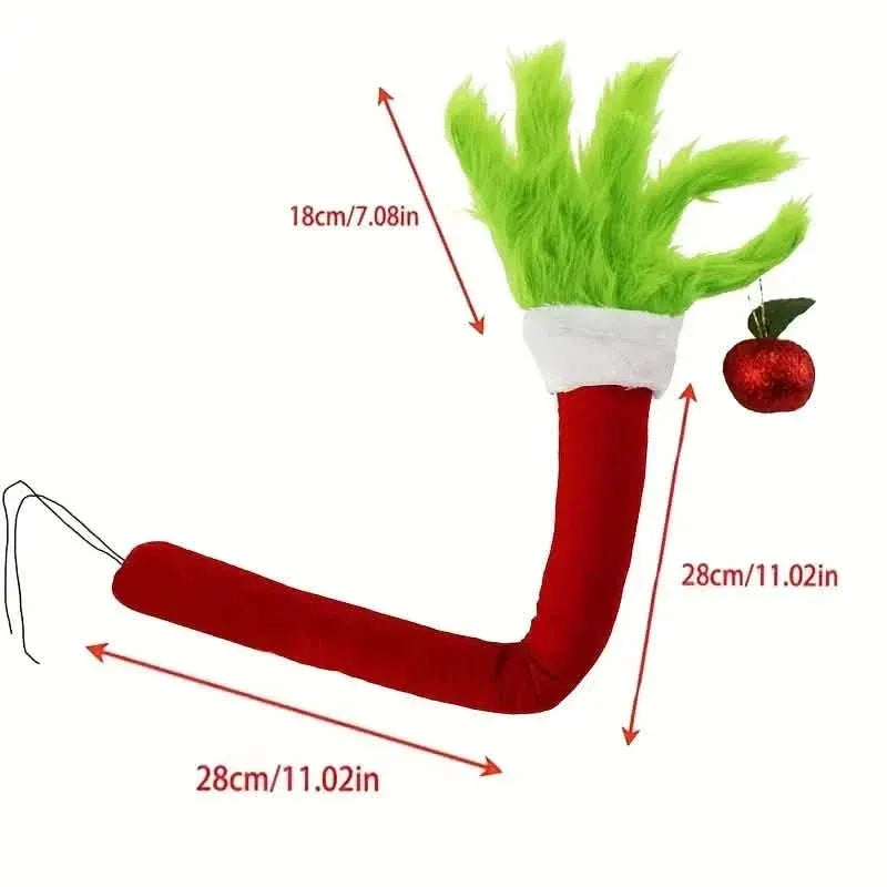 Christmas Poseable Bendable Grinch Furry Elf Decorations - A-1 Thread Vault