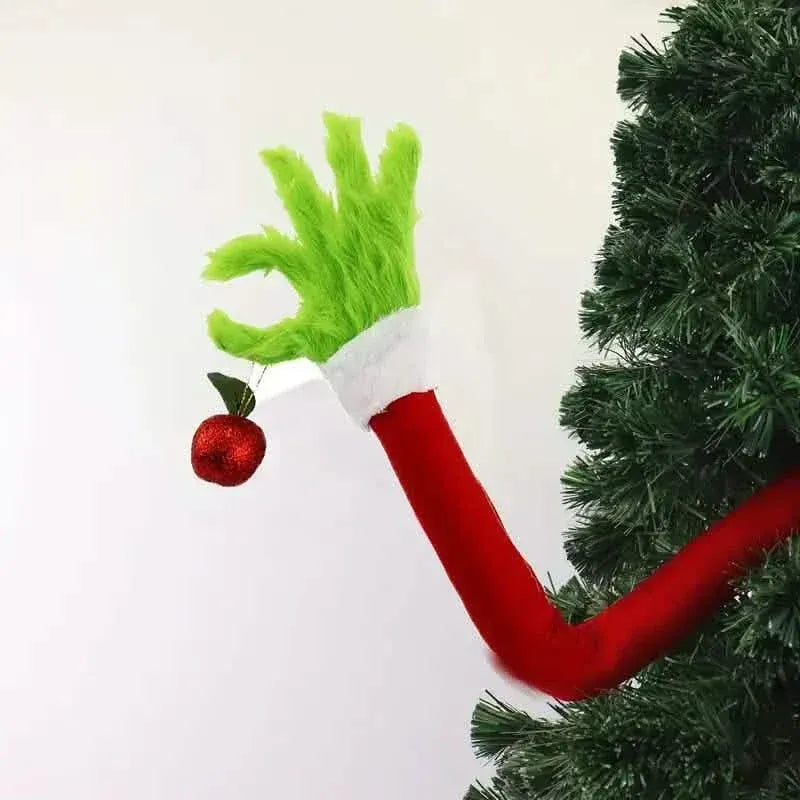 Christmas Poseable Bendable Grinch Furry Elf Decorations - A-1 Thread Vault