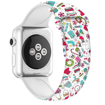 Christmas Silicone Apple Watch Bands - A-1 Thread Vault