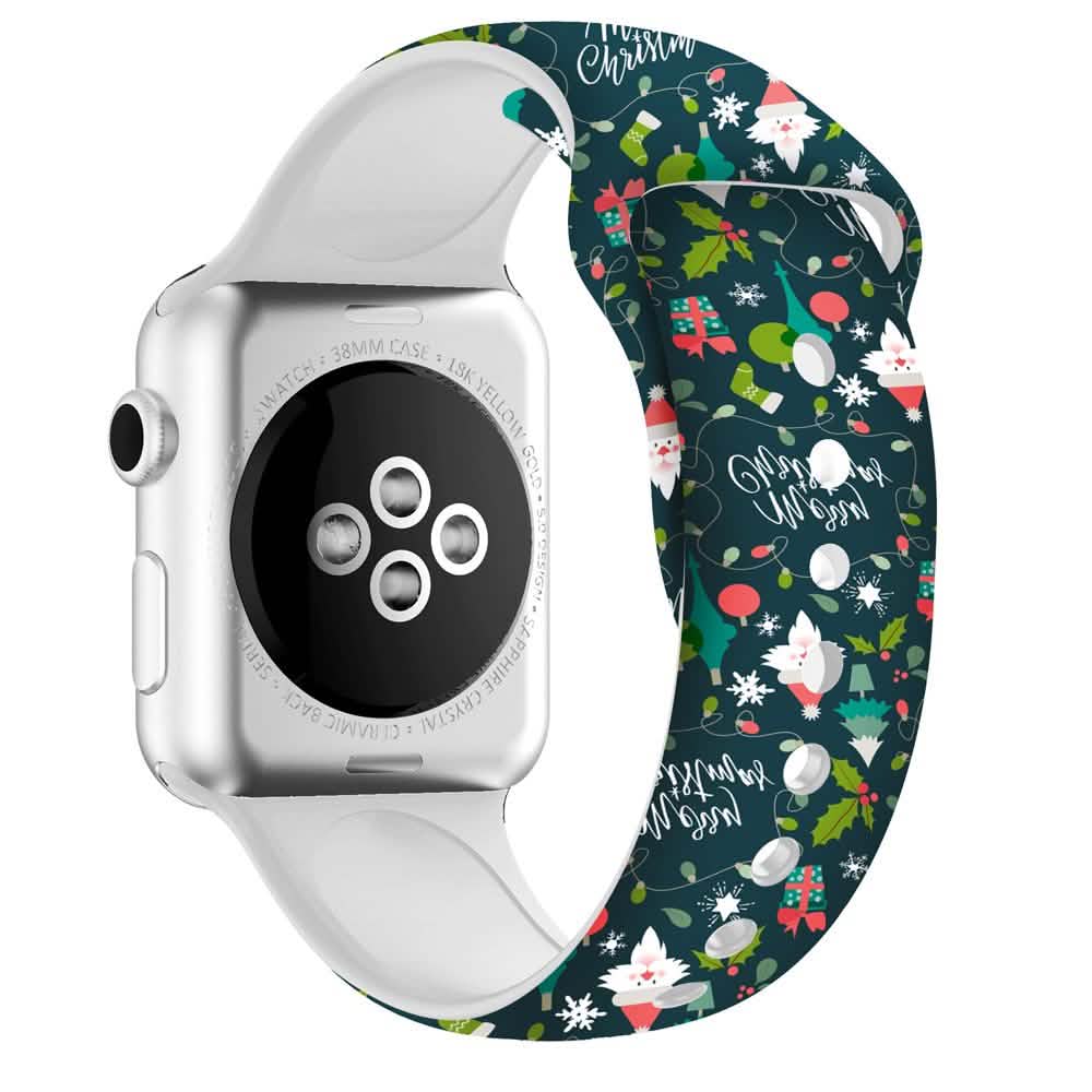 Christmas Silicone Apple Watch Bands - A-1 Thread Vault