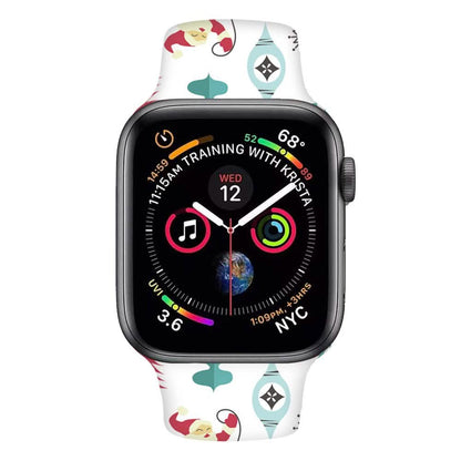 Christmas Silicone Apple Watch Bands - A-1 Thread Vault