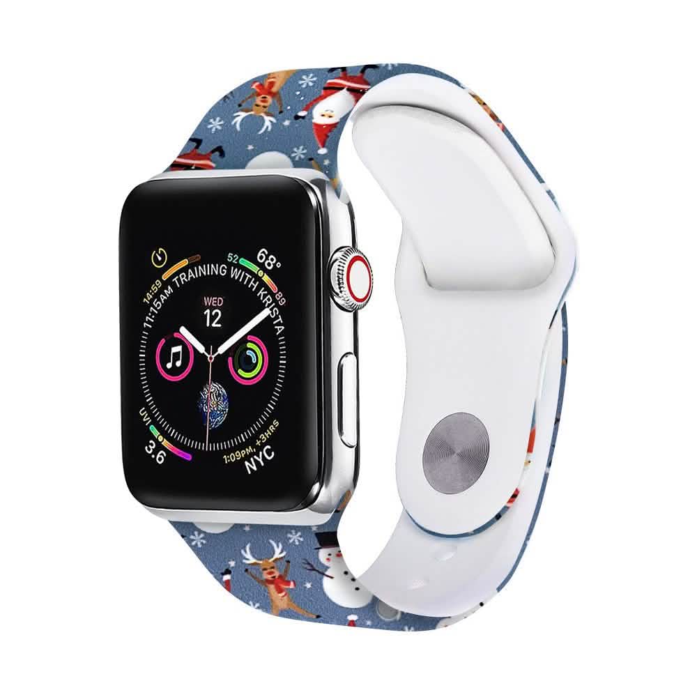 Christmas Silicone Apple Watch Bands - A-1 Thread Vault
